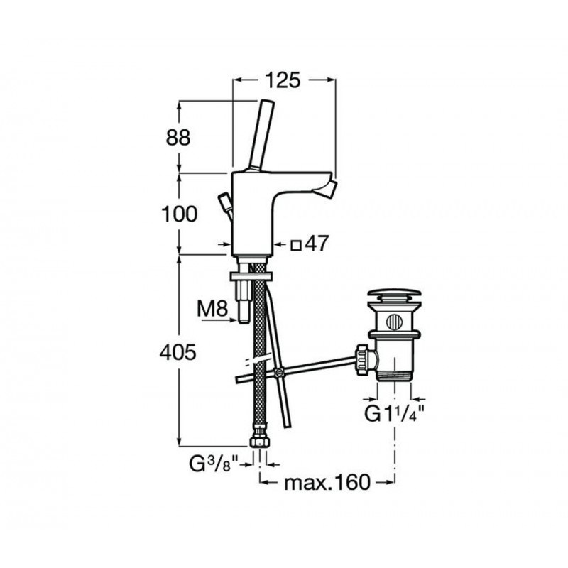 ROCA PALS GRIFO BIDÉ