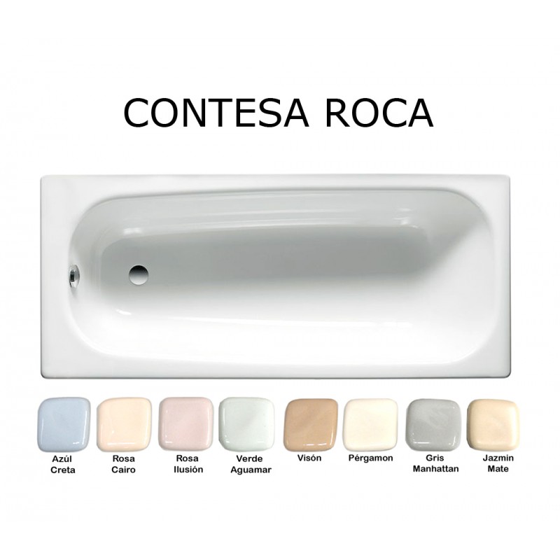 ROCA CONTESA BAÑERA ACERO